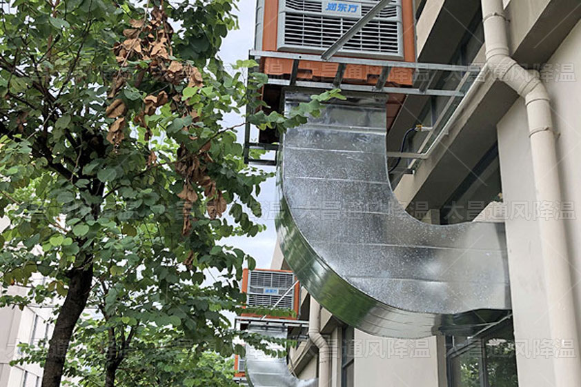 電子工廠車間降溫設備，電子廠降溫通風解決方法
