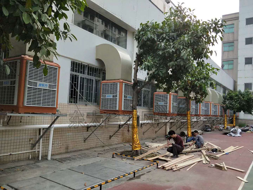 環(huán)?？照{(diào)低成本車間降溫解決方案