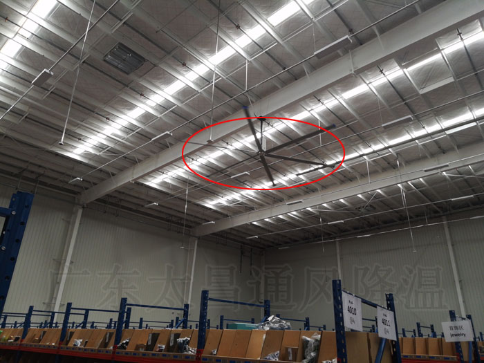 廠房車間安裝大型工業(yè)大風(fēng)扇效果如何？