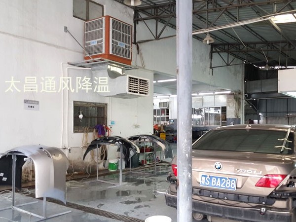 東莞寶樂·寶馬汽車維修中心環(huán)?？照{(diào)通風(fēng)降溫工程案例